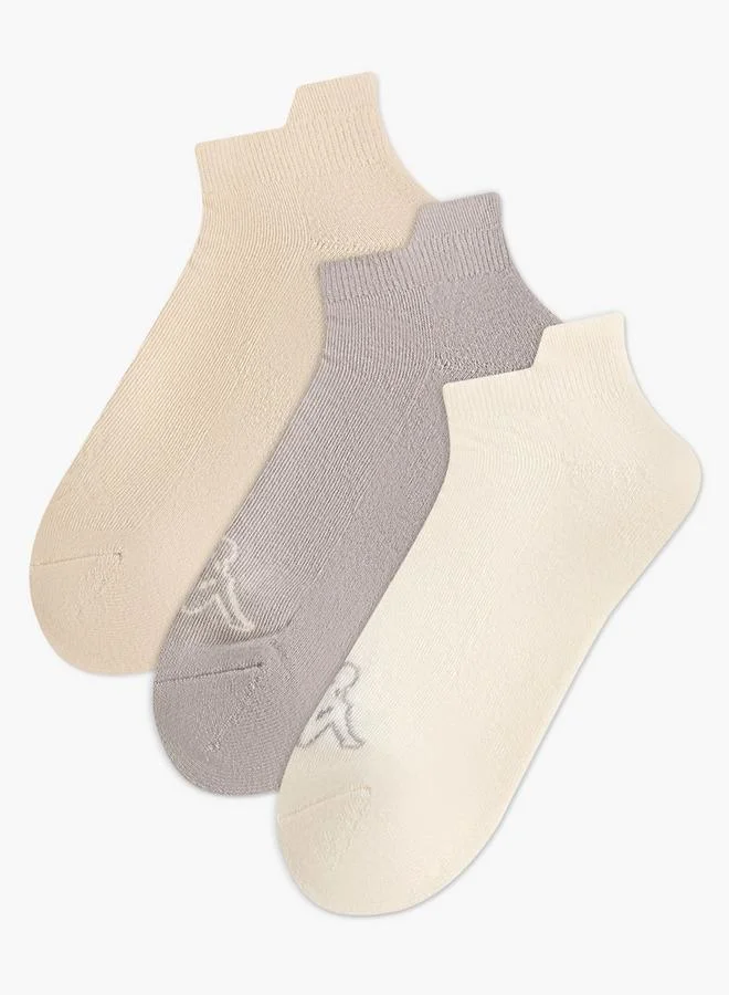 Kappa Kappa Pack of 3 Ankle Length Trainer Socks